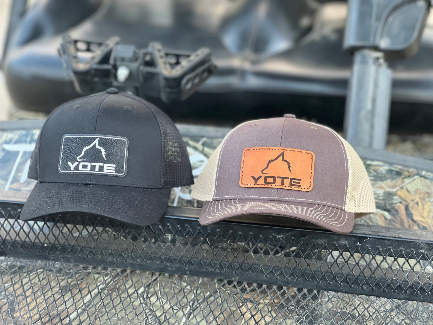 Richardson 112 Custom logo hats - Vegan leather