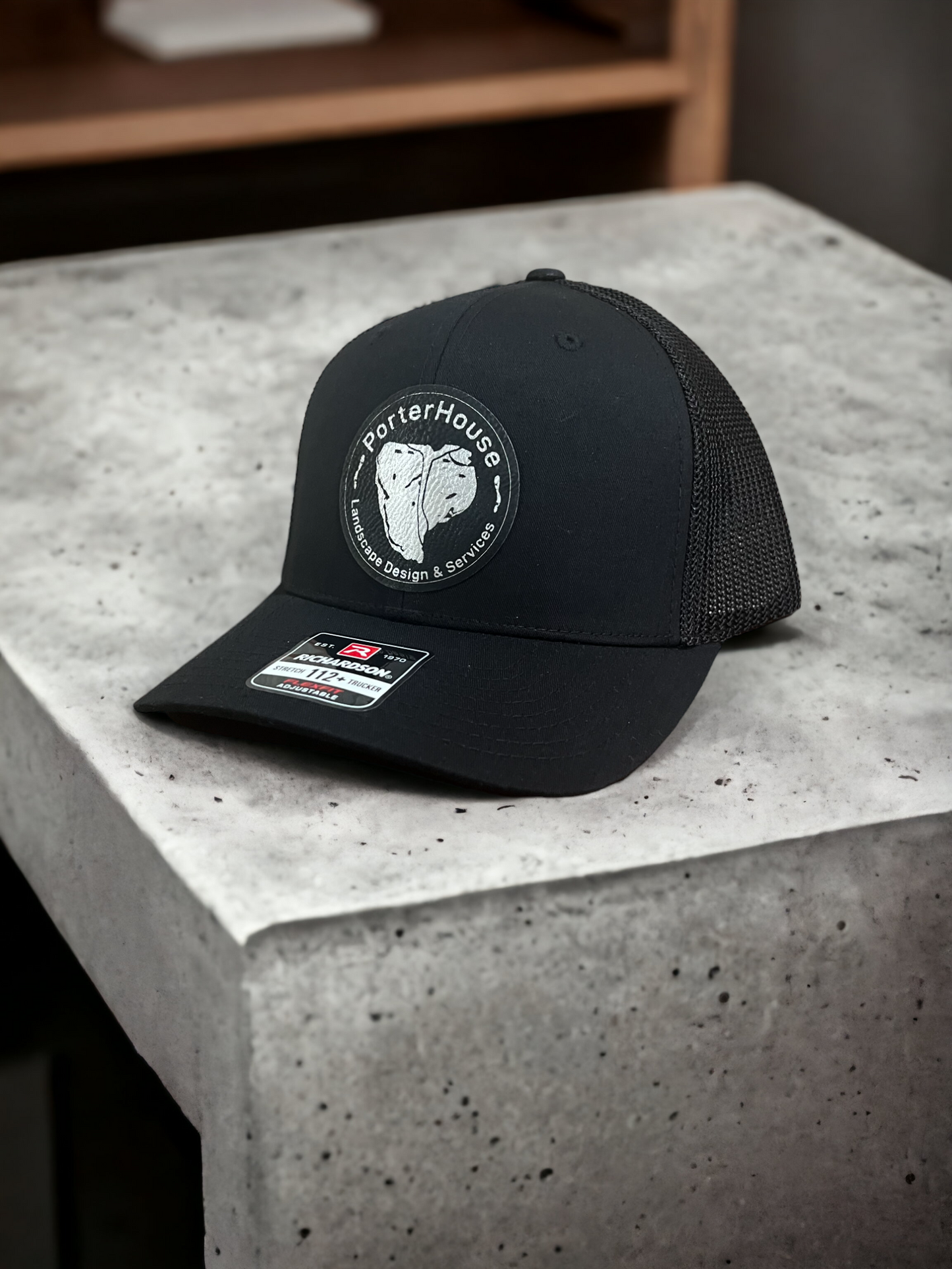 Richardson 112 Custom logo hats - Vegan leather