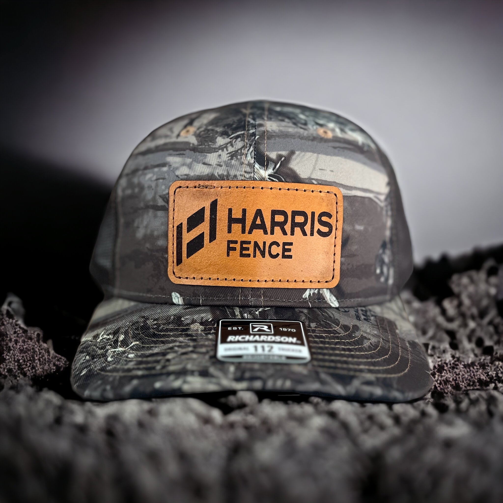 Richard R112 Richardson Camo R112 - Custom Leather Patch Hats – Hub City Hats