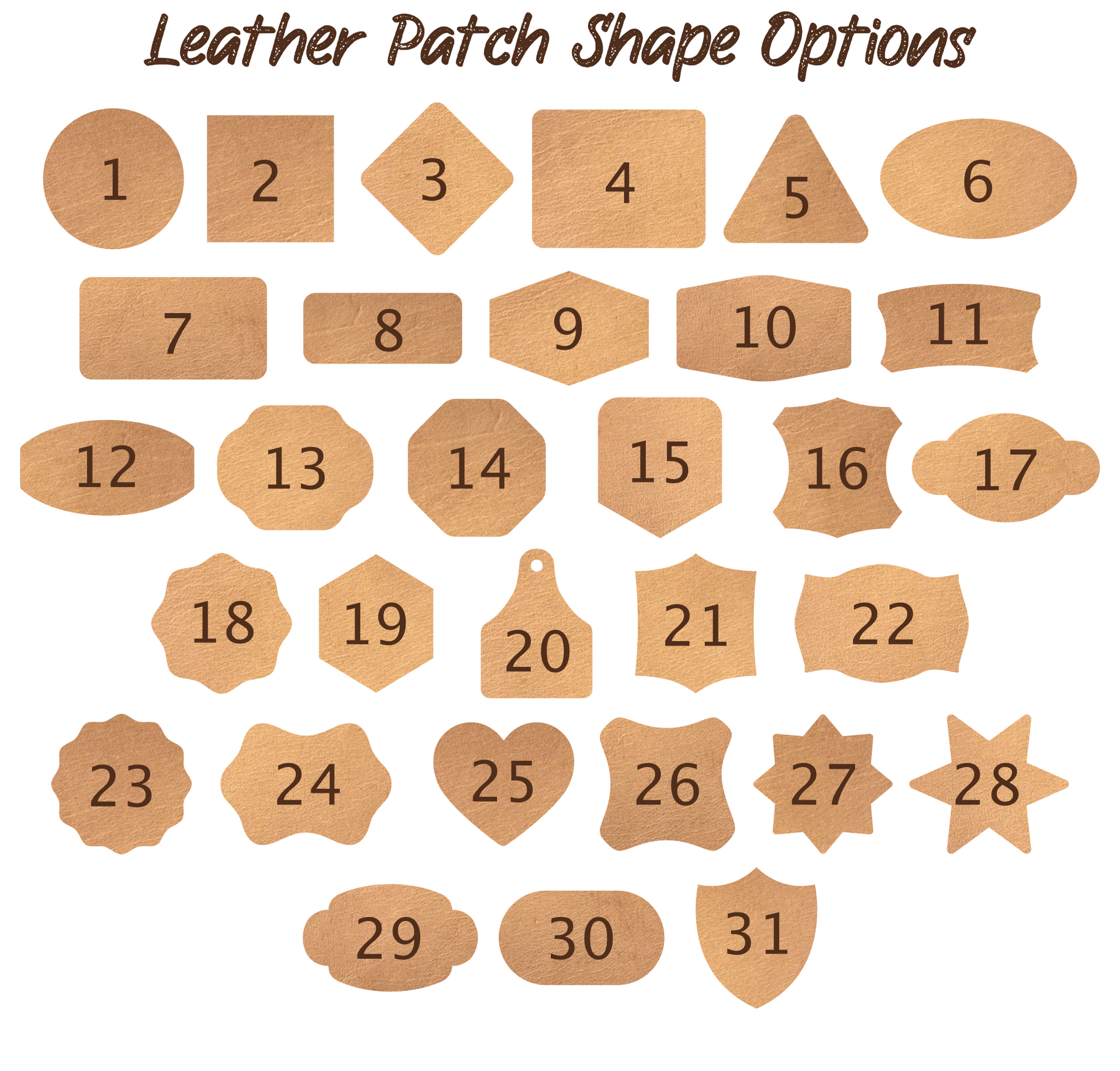 leather cutting shapes template Svg, leather Hat patch files