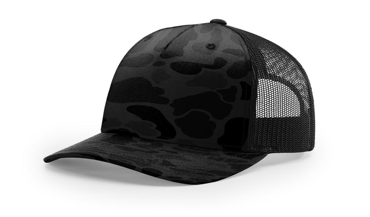 Richardson Camo R112pfp - Duck Camo Custom Leather Patch Hats