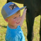 Kid’s Alabama state flag custom name trucker hat