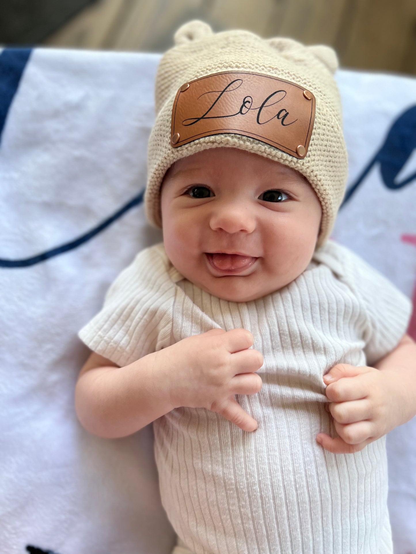 Sweet Crocheted Beanie with Ears for Baby