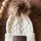 Women's Adult - Custom Patch Pom Pom beanie