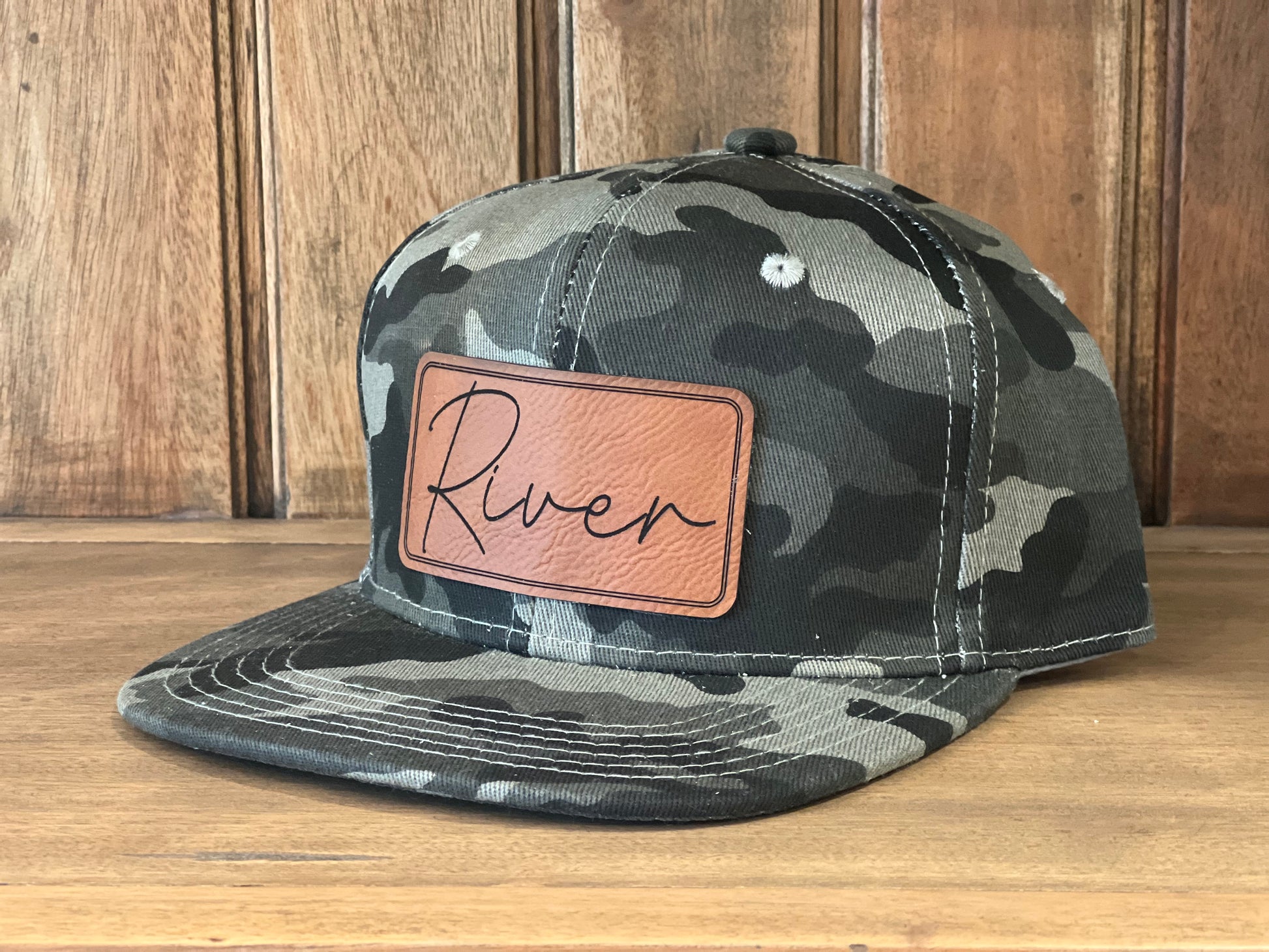 Outfitter Leather Patch Hat for Kids Youth