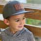 Personalized Leather Patch Flatbill Kids Hat