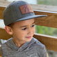 Personalized Leather Patch Flatbill Kids Hat
