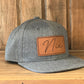 Personalized Leather Patch Flatbill Kids Hat