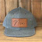 Personalized Leather Patch Flatbill Kids Hat